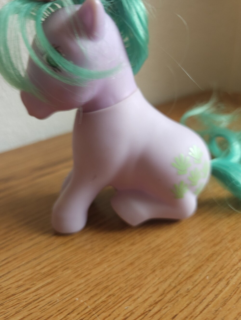 Vintage My Little Pony G1 Seashell Sitting 1983 Purple Green Faded Hair - Picture 4 of 14